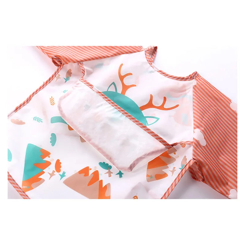 Bib Long Sleeve - For 1-3Year Baby Long Sleeve Scarf