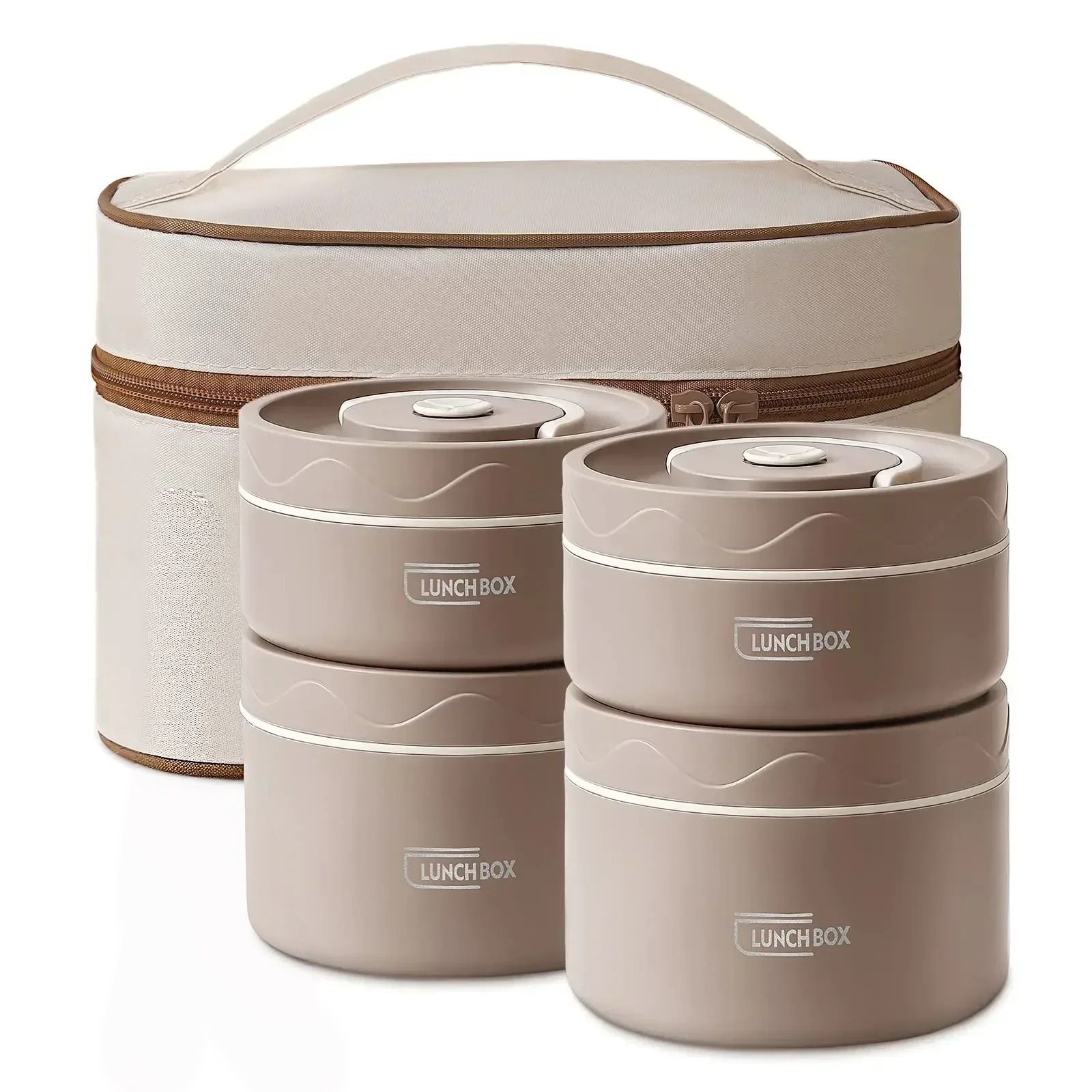 Baby Food Thermos - Lunch/Snack Box for Thermal, Stackable 2-Tier
