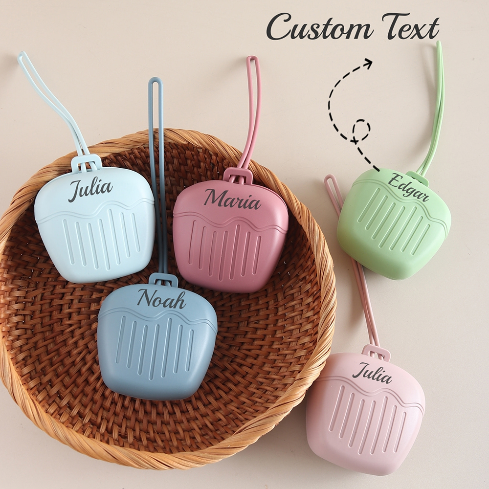 Baby Food Reusable Pouches - 1pc Custom Baby Pacifier Storage Bag