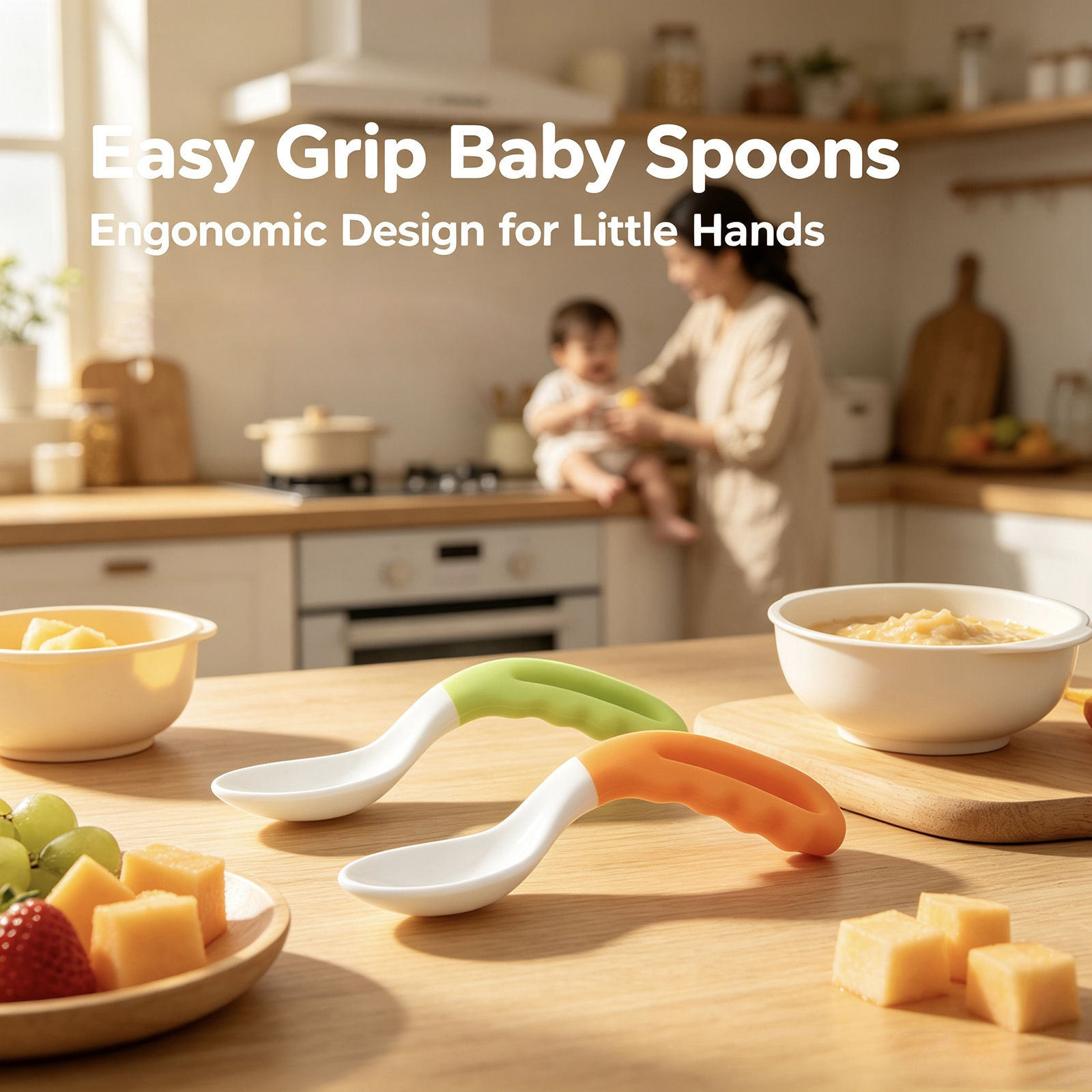 Baby Food Dispensing Spoon - 2/4pcs Spoons, Training Feeding for And,