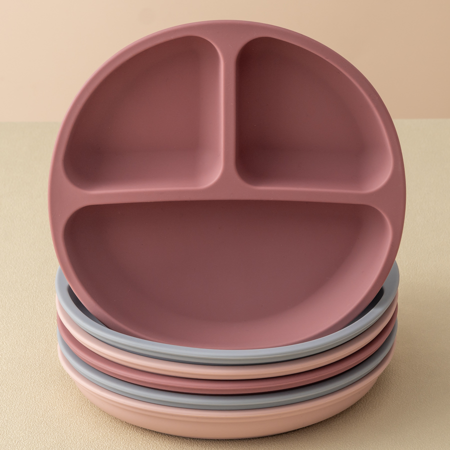 Baby Food Utensils - 1PCS Baby Sucker Silicone Dining Plate