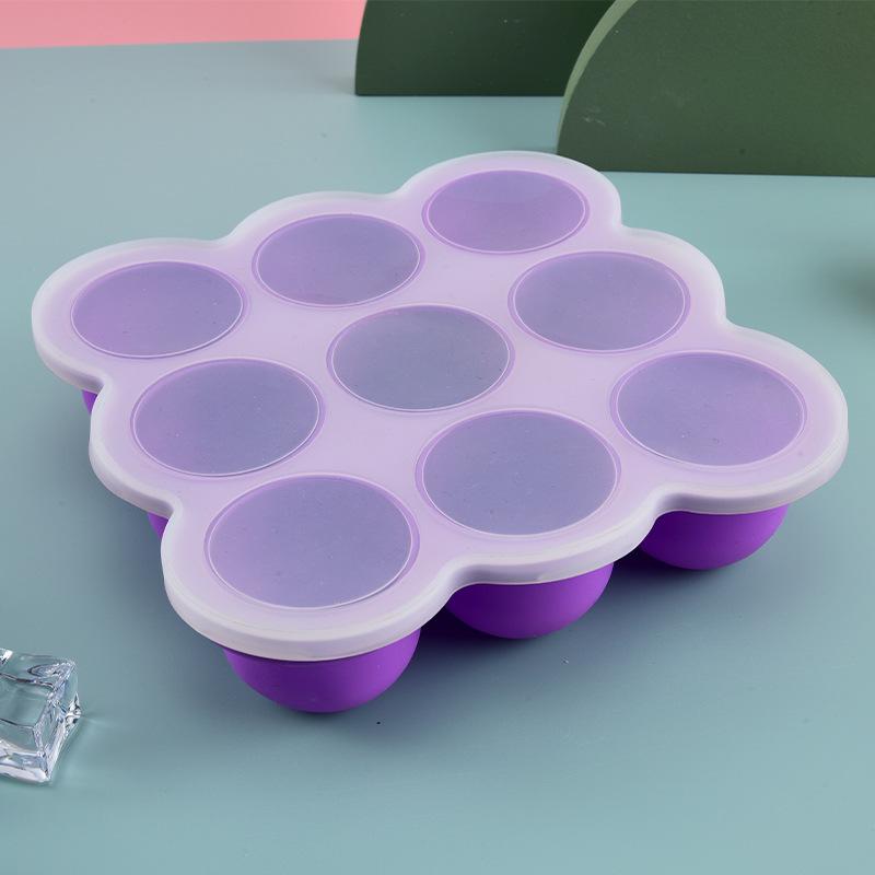 Easy Baby Food - Baby Food Silicone Container 9Grid Freezer