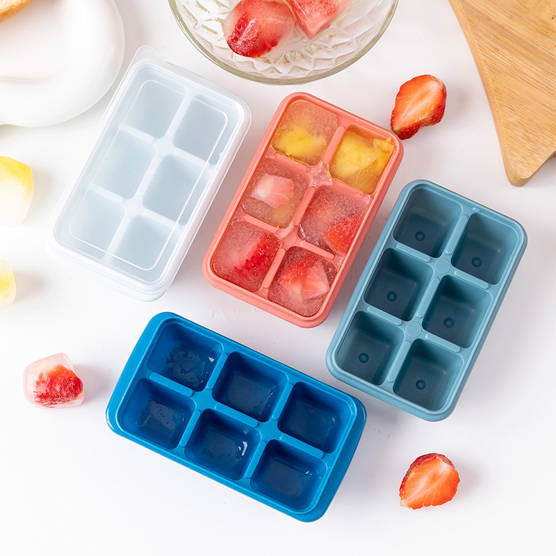 Baby Food Maker - Silicone Ice Cube Trays with No-Spill