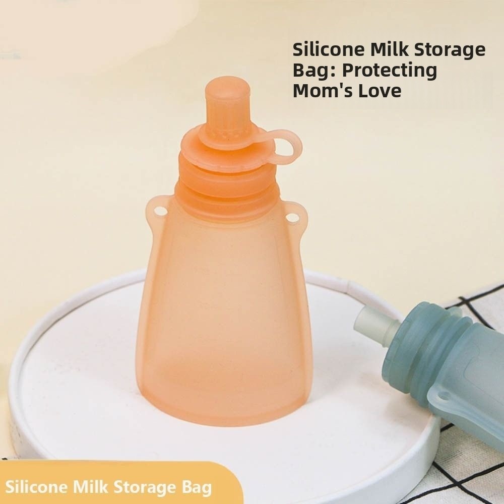 Baby Food Reusable Pouches - BPA Free Silicone Baby Food Pouch