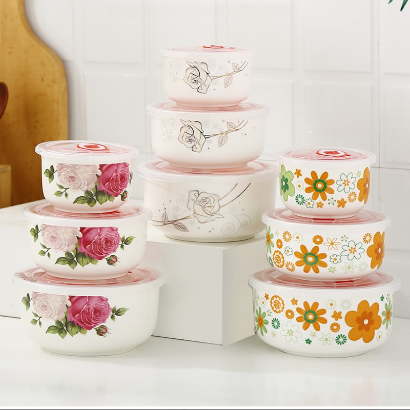 Baby Food Thermos - Three-piece set, fine bone china lunch