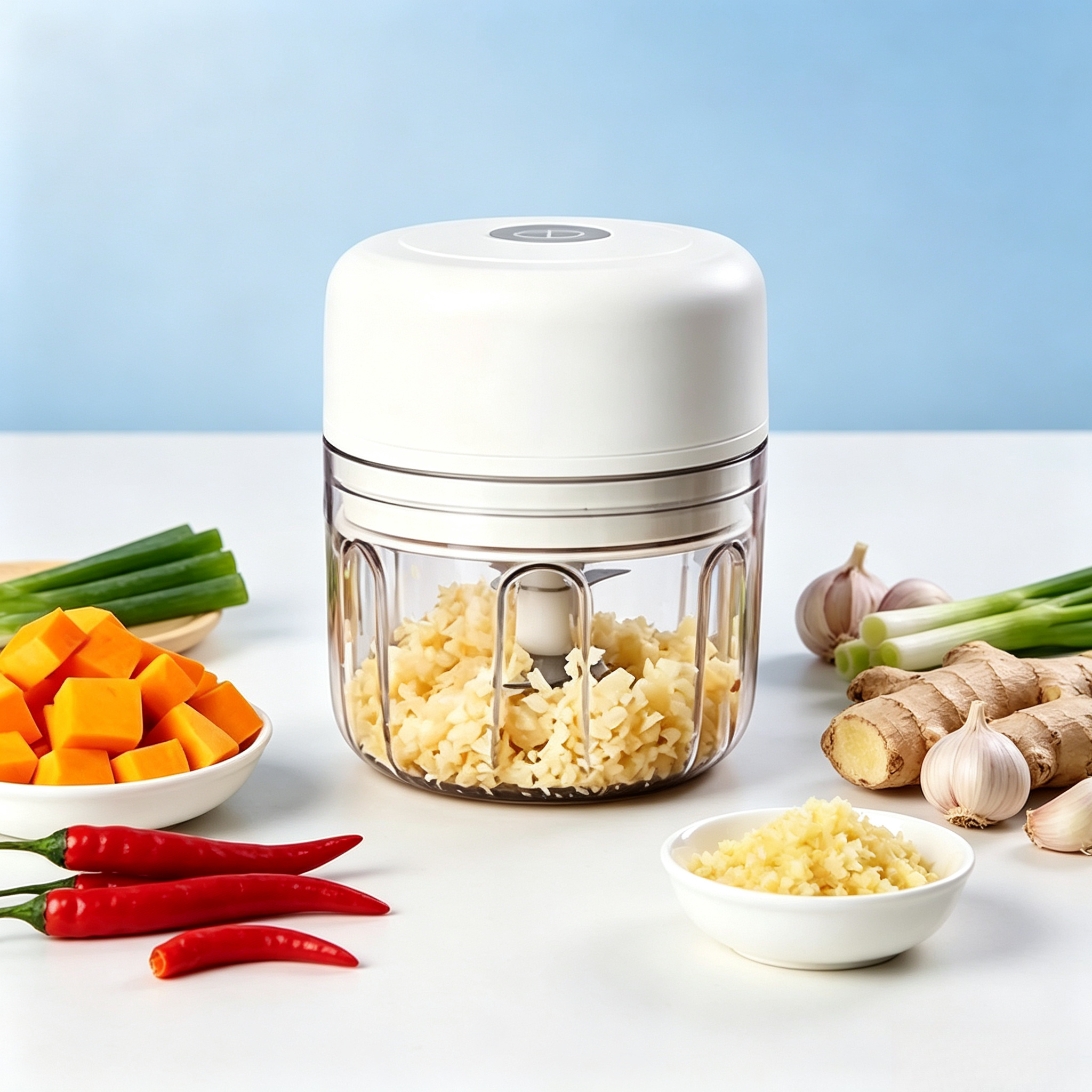 Easy Baby Food - Portable Rechargeable Mini Garlic Grinder Waterproof