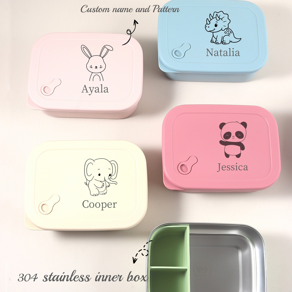 Baby Food Utensils - 1200ml 1pc Custom Name & Pattern
