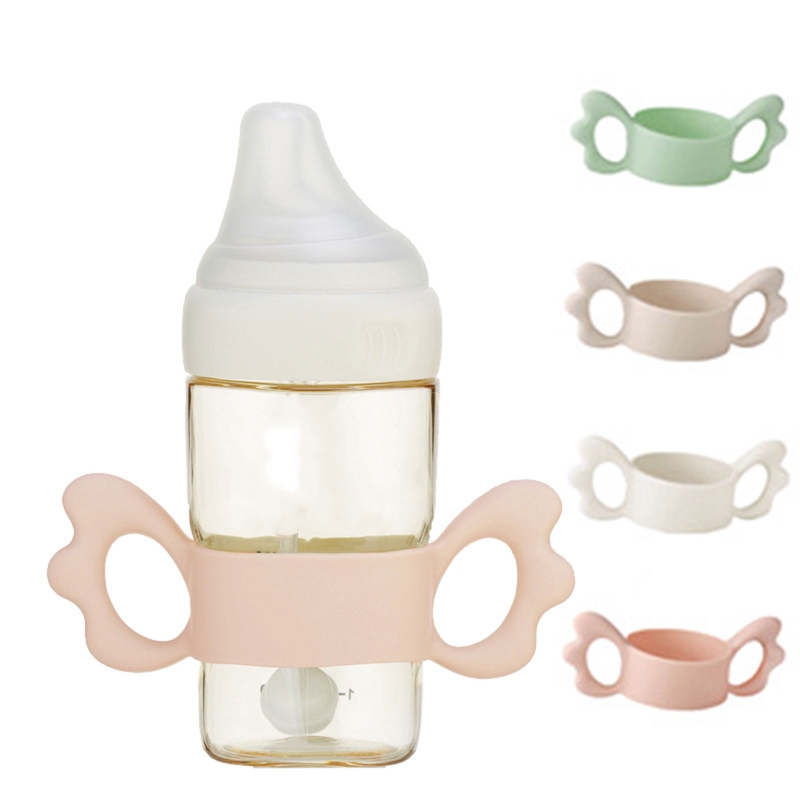 Baby Food Dispensing Spoon - Newborn Bottle Grip Handle Infants Wide