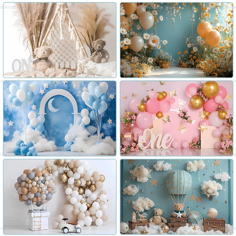Baby Food Year Old - One Year Old Baby Birthday Backdrop