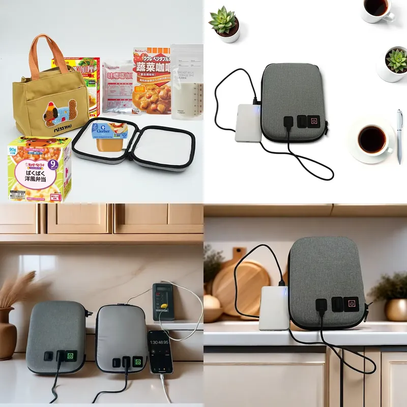 Baby Food Reusable Pouches - 【CHIMU HOME】 Portable USB-Powered Baby Food