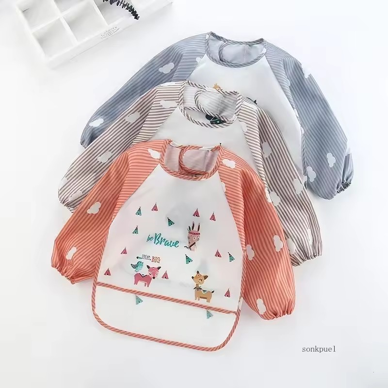 Bib Long Sleeve - 1-5pcs For1-3Year Baby Long Sleeve Scarf