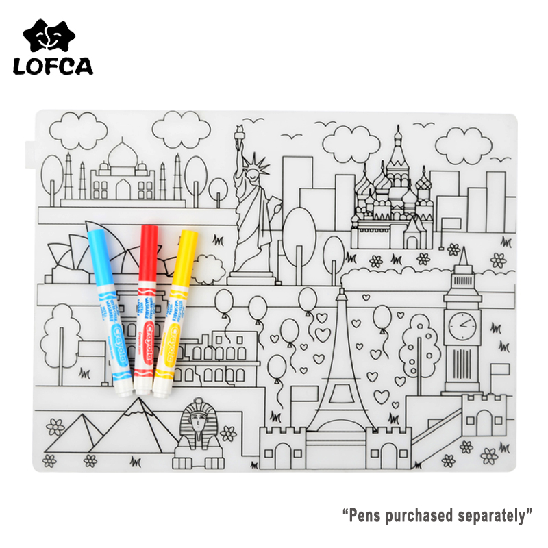 Baby Food Utensils - Silicone Baby Placemat 1pc Baby Tableware
