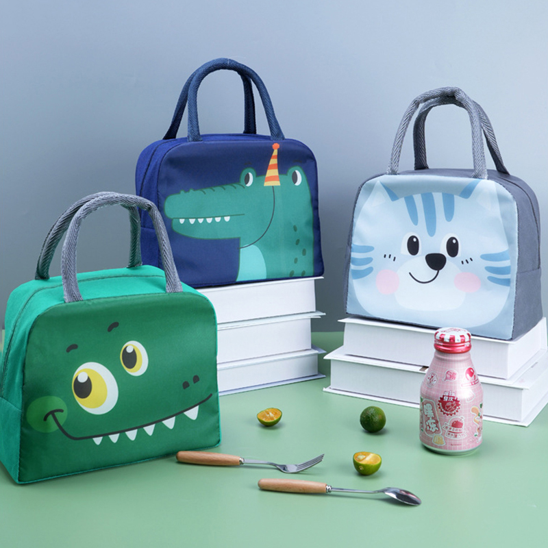 Baby Food Thermos - Cartoon Cute Fresh Cooler Lunch Bag