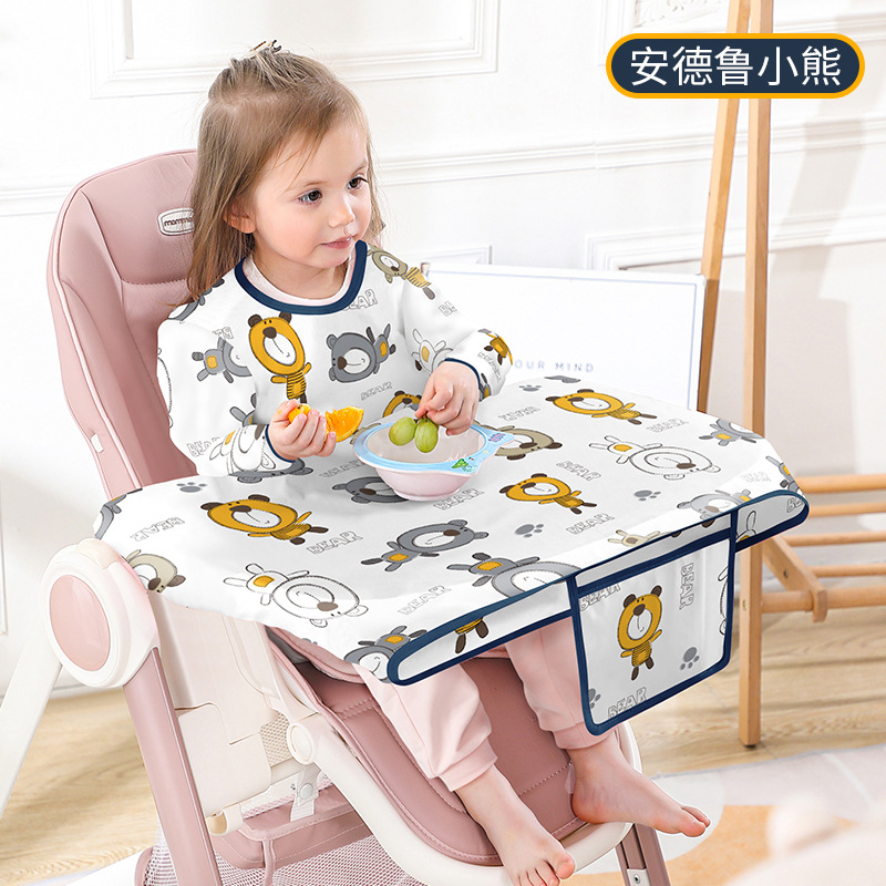 Feeding Baby Food - Newborns Bib Table Cover Baby Dining