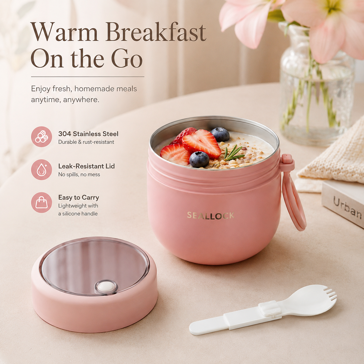 Stainless Steel Soup Cups Ther - Baby Food Thermos 评论和价格