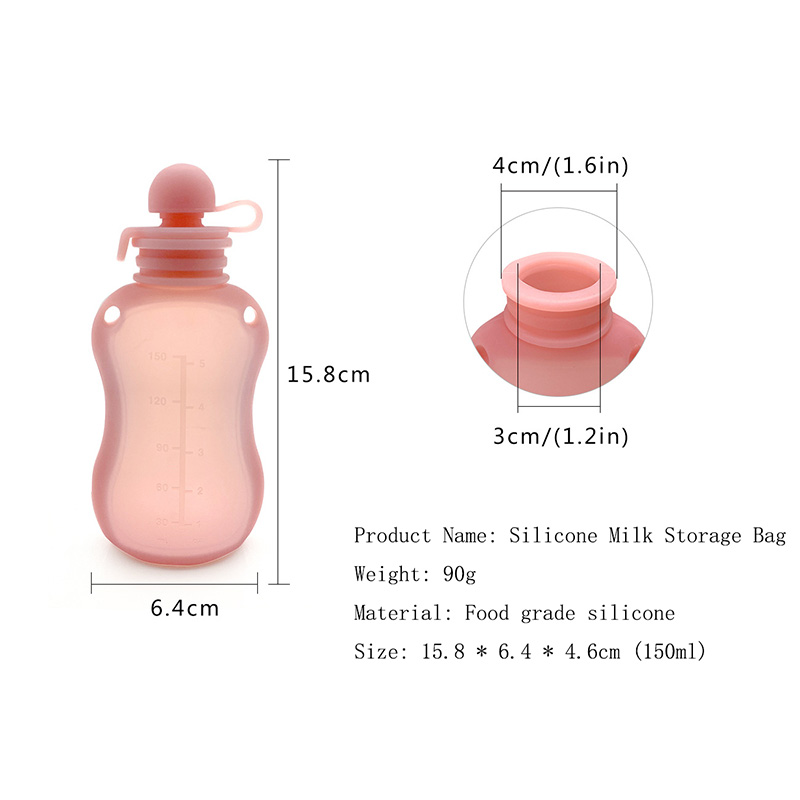 150ml Convenient Milk Storage  - Baby Food Reusable Pouches 评论和价格