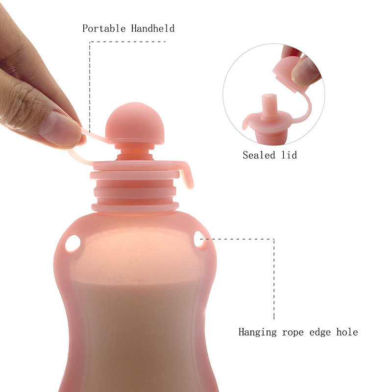 150ml Convenient Milk Storage  - Baby Food Reusable Pouches 评论和价格
