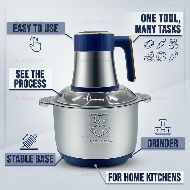 Electric Food Meat Grinder,  3 - Veggie Baby Food 评论和价格