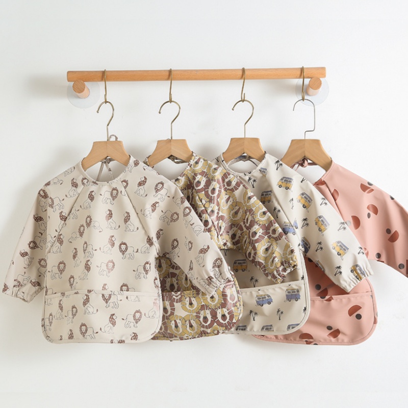 Long-sleeved PU reversible bib - Bib Long Sleeve 评论和价格