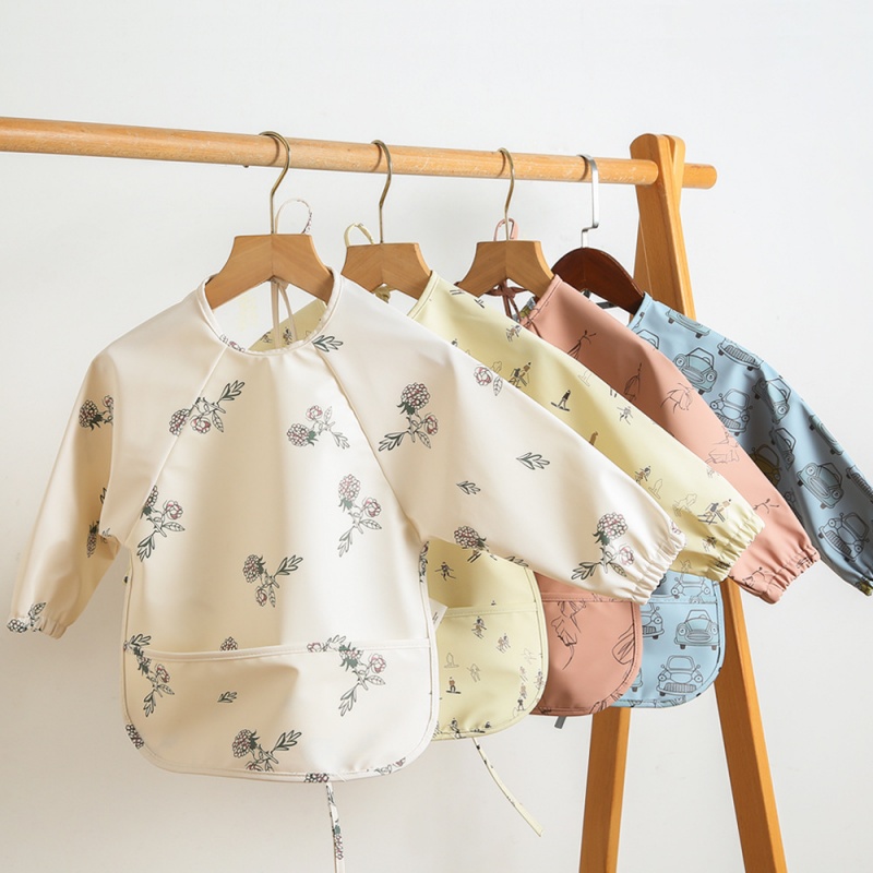 Long-sleeved PU reversible bib - Bib Long Sleeve 评论和价格