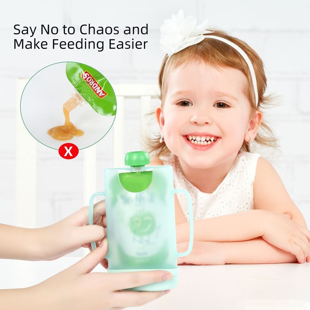 Portable Plastic Squeeze Pouch - Baby Food Reusable Pouches 评论和价格