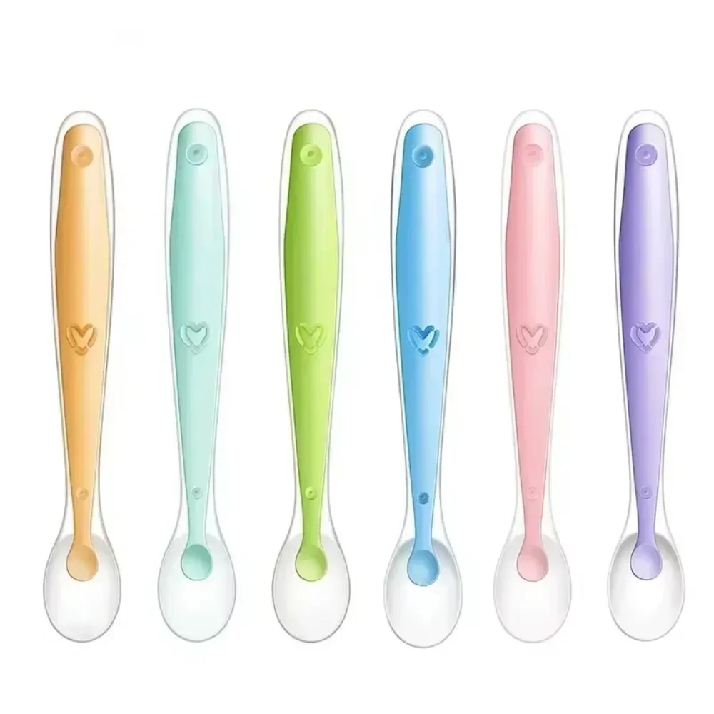 2/1pcs Silicone Spoon for Baby - Baby Food Utensils 评论和价格