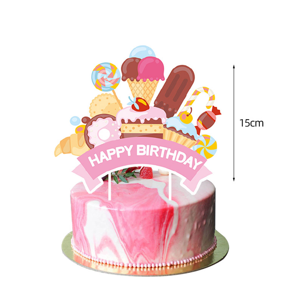 Donut Cake Decoration Happy Bi - Baby Food Year Old 评论和价格