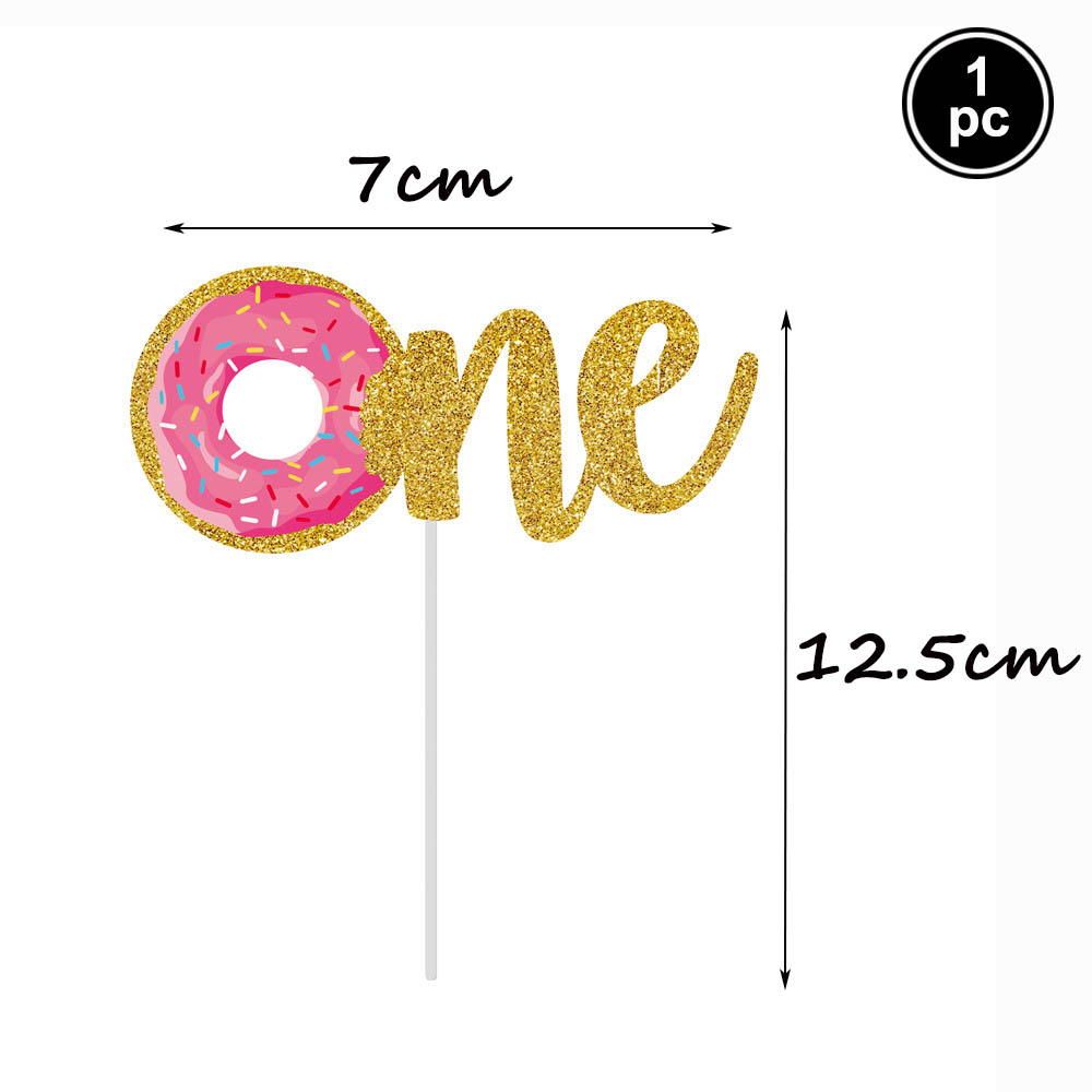 Donut Cake Decoration Happy Bi - Baby Food Year Old 评论和价格