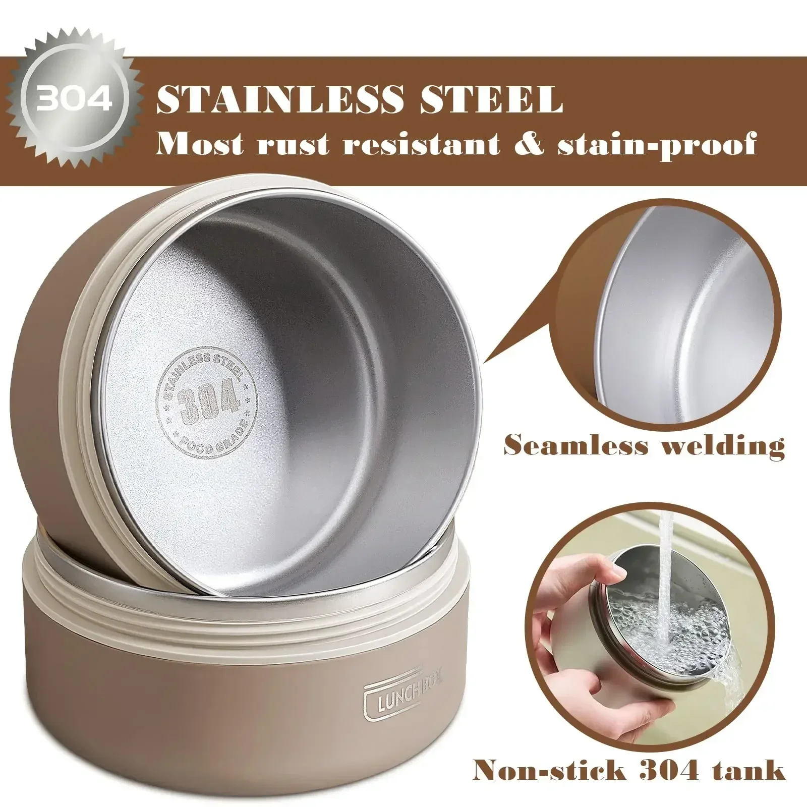 Lunch/Snack Box for Thermal, S - Baby Food Thermos 评论和价格
