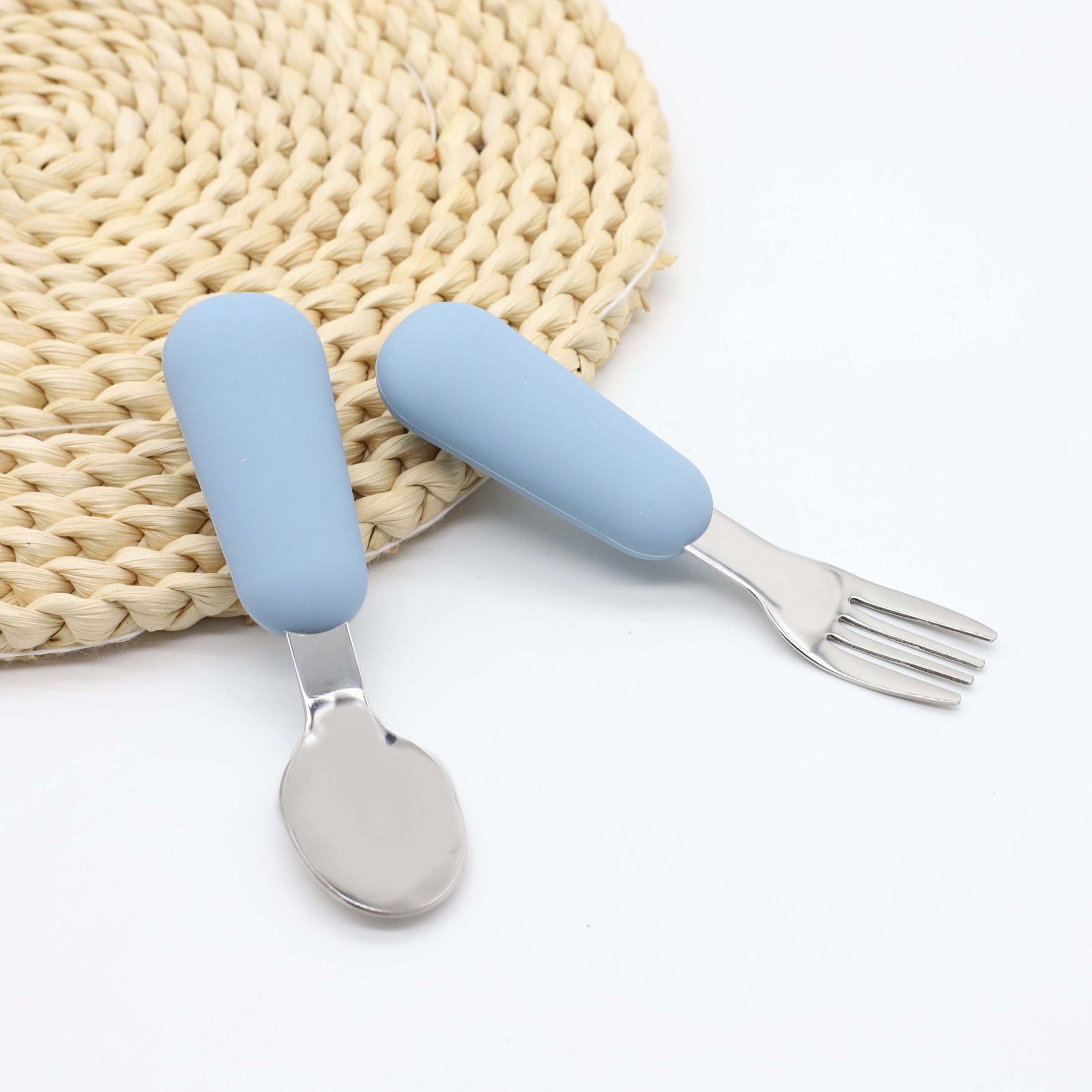 Silicone stainless steel spoon - Baby Food Dispensing Spoon 评论和价格