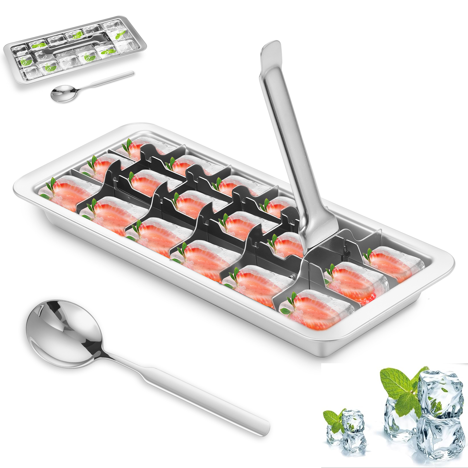 Vintage Stainless Steel Ice Cu - Baby Food Maker 评论和价格