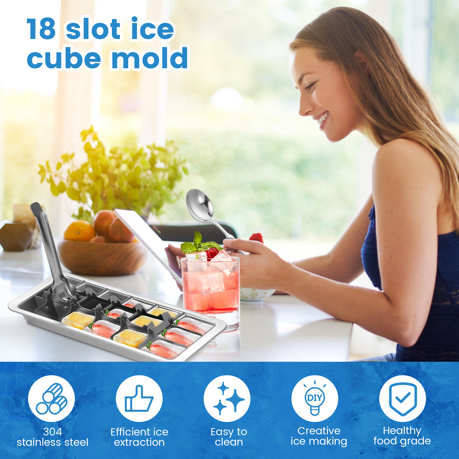 Vintage Stainless Steel Ice Cu - Baby Food Maker 评论和价格