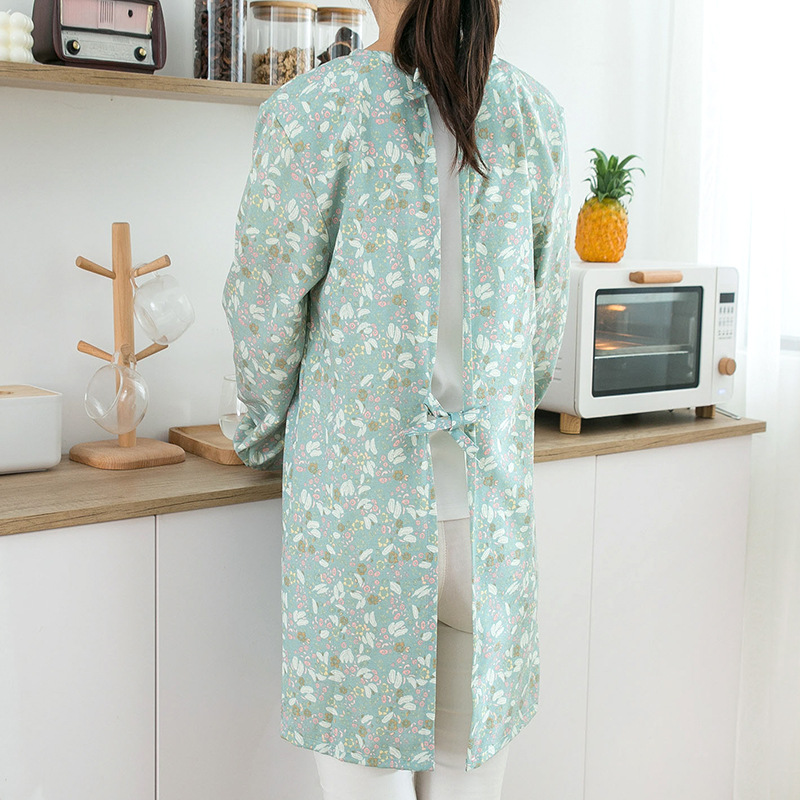 Women's Cotton Long Sleeved Ap - Bib Long Sleeve 评论和价格