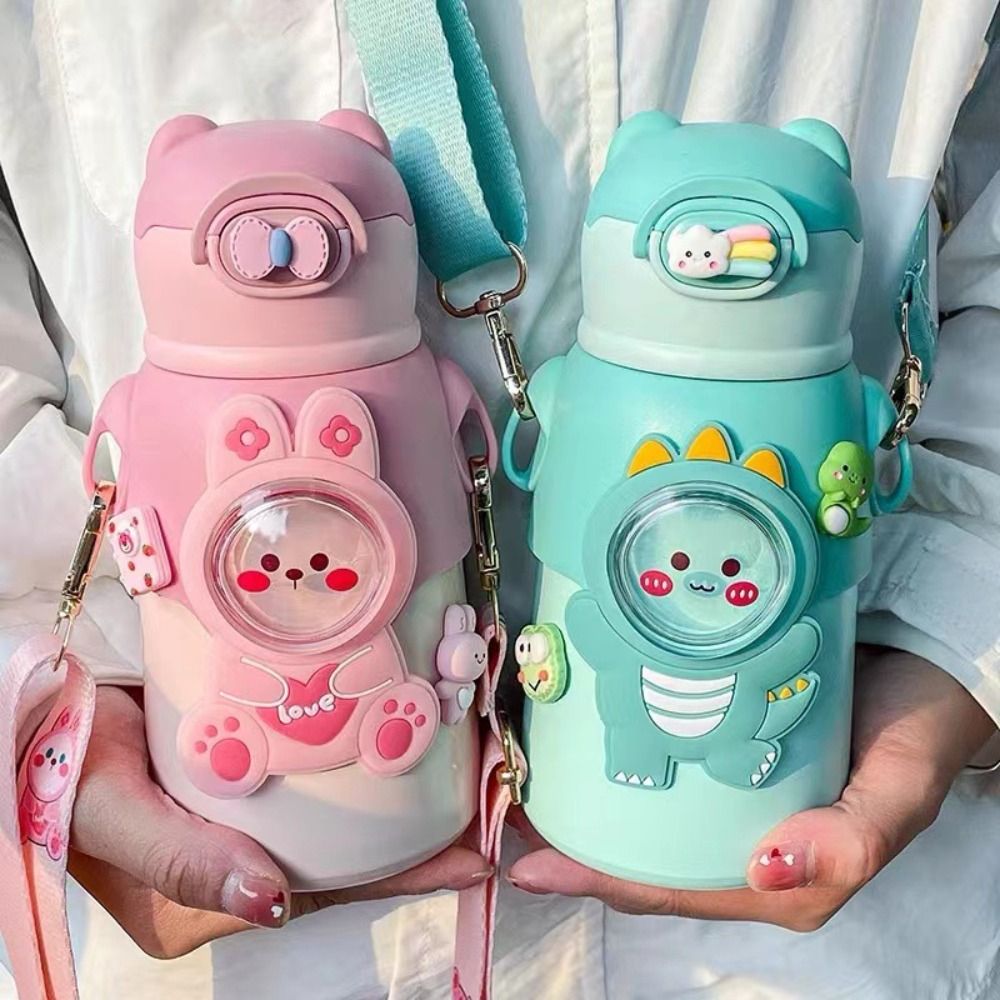 Cute Cartoon Bear Kids Thermos - Baby Food Thermos 评论和价格