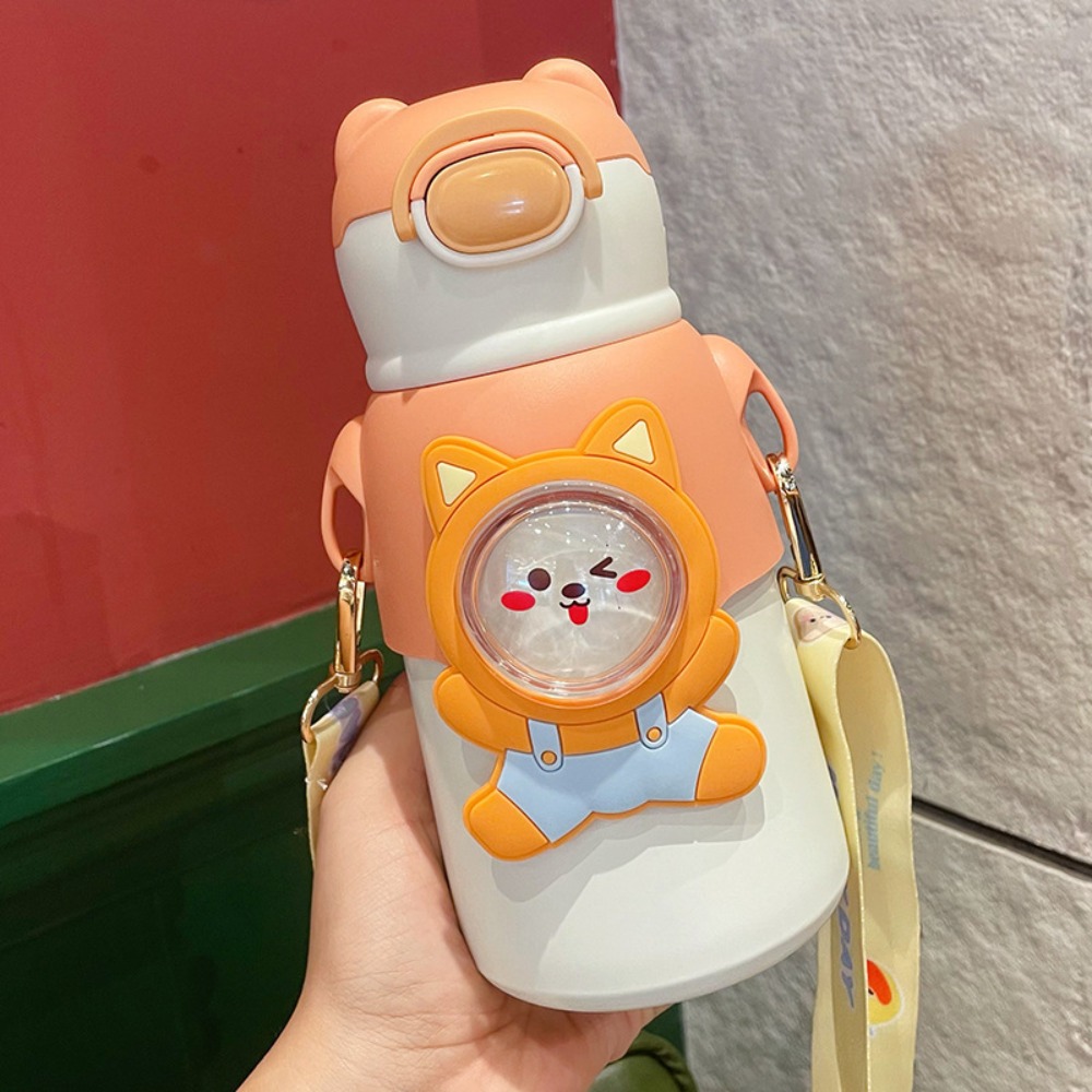 Cute Cartoon Bear Kids Thermos - Baby Food Thermos 评论和价格