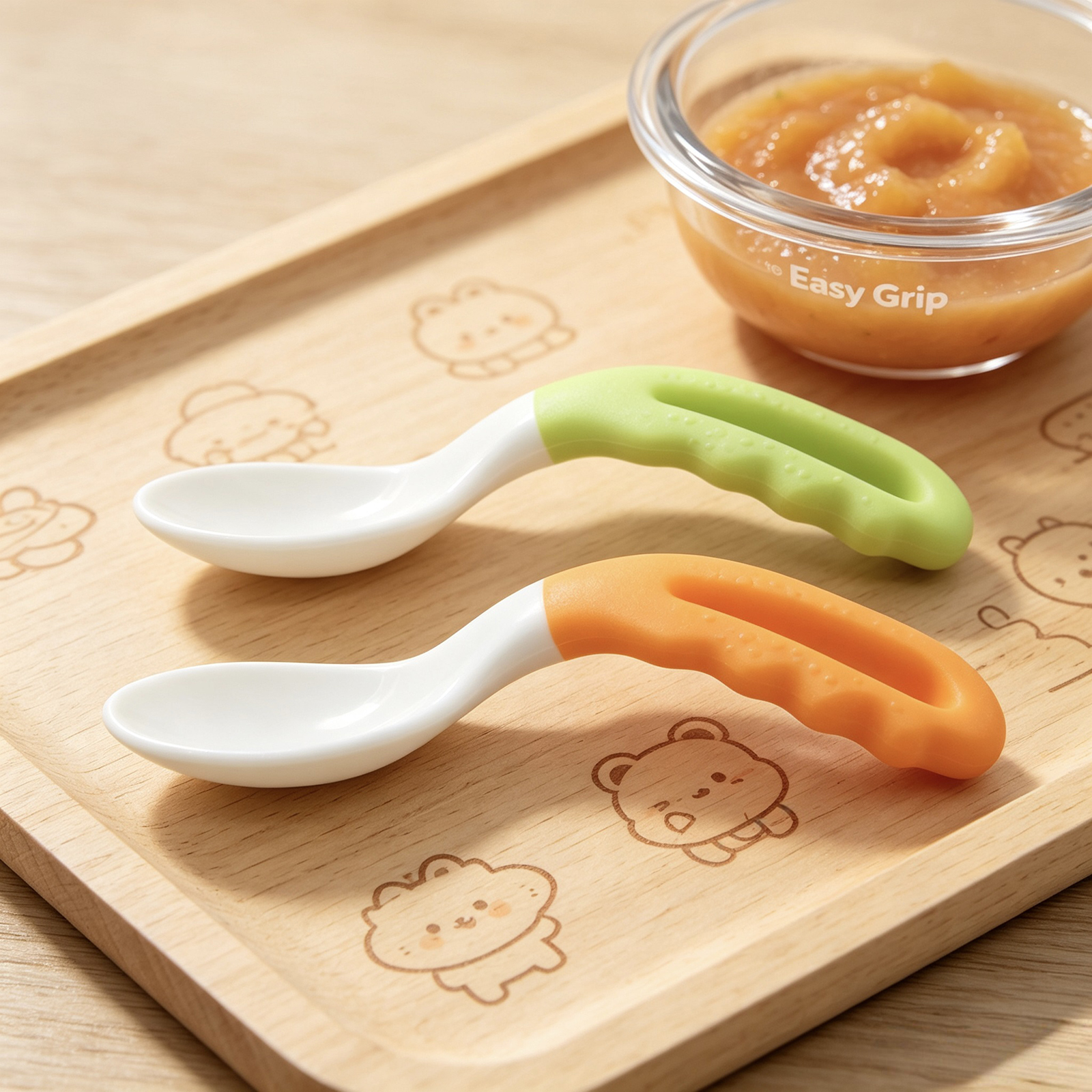 2/4pcs Spoons, Training Feedin - Baby Food Dispensing Spoon 评论和价格