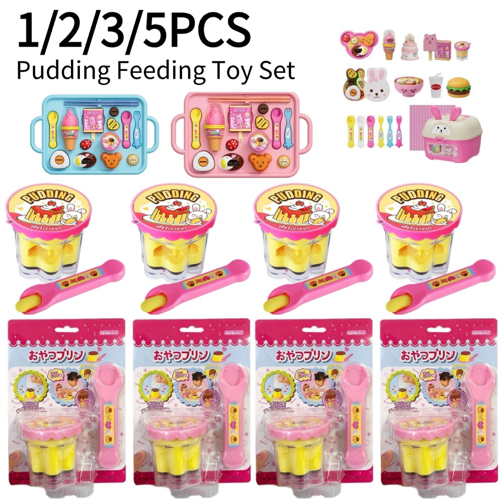 Pretend Play Pudding Feeding T - Baby Food Doll 评论和价格