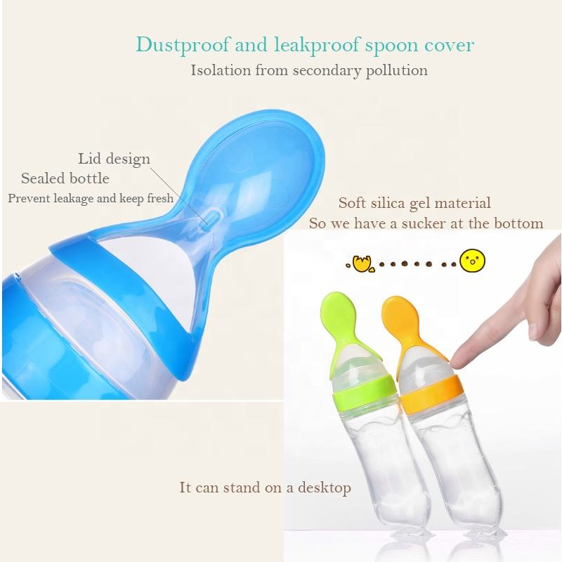 Hot Selling Baby Feeding Silic - Baby Food Dispensing Spoon 评论和价格