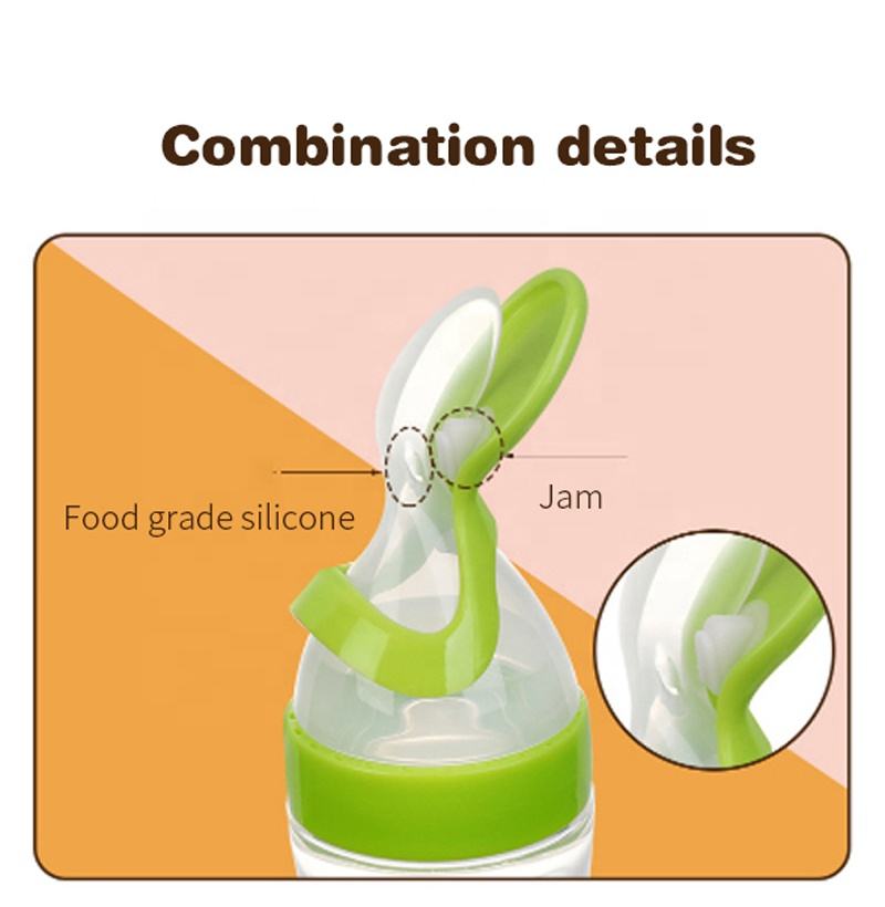 Hot Selling Baby Feeding Silic - Baby Food Dispensing Spoon 评论和价格