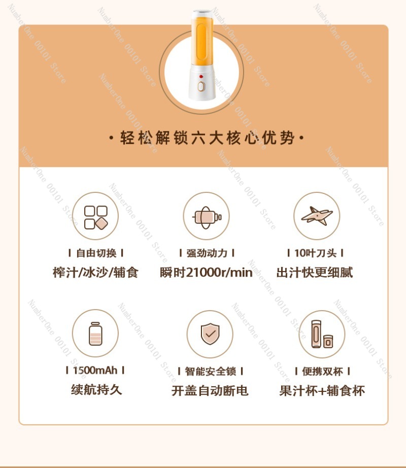 Juicer New Portable Rechargeab - Baby Food Maker 评论和价格