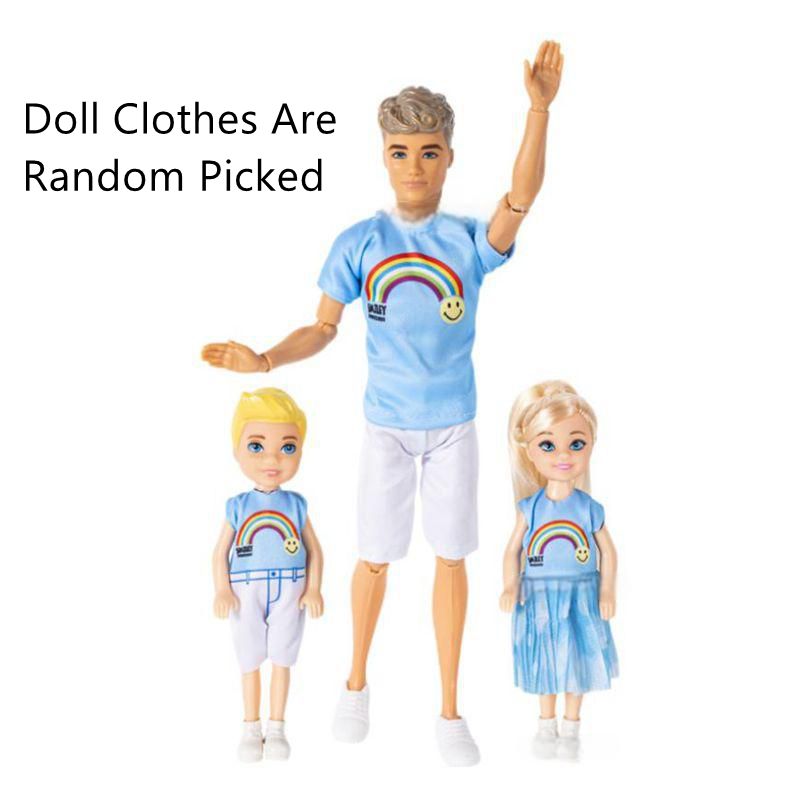 3 Person Family Set Father Dad - Baby Food Doll 评论和价格