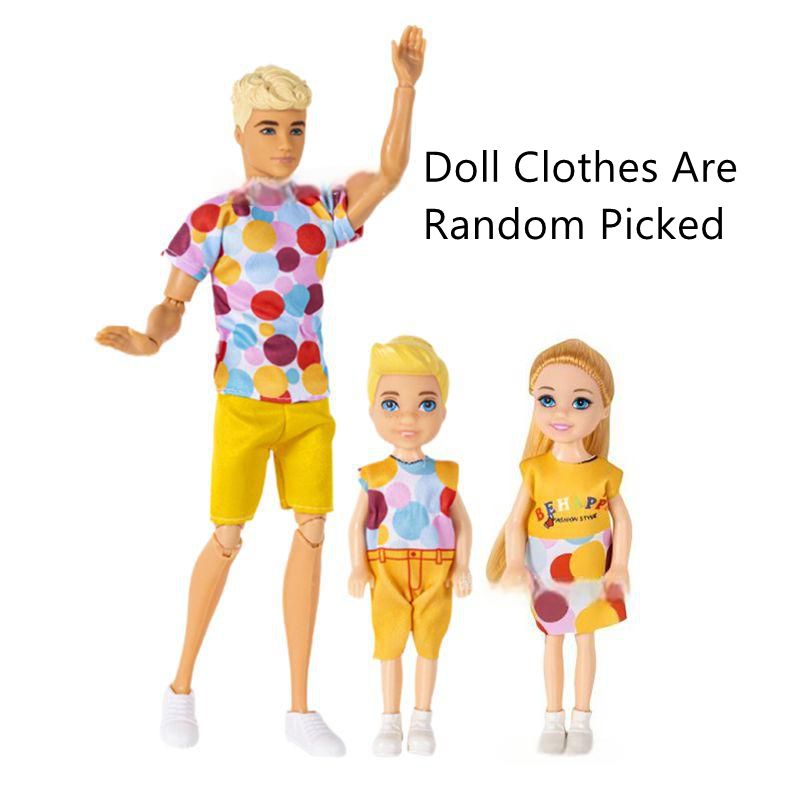 3 Person Family Set Father Dad - Baby Food Doll 评论和价格