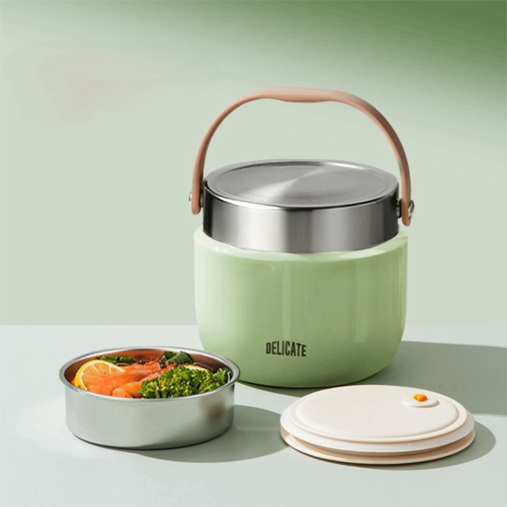 Double-layer Insulated Lunch B - Baby Food Thermos 评论和价格