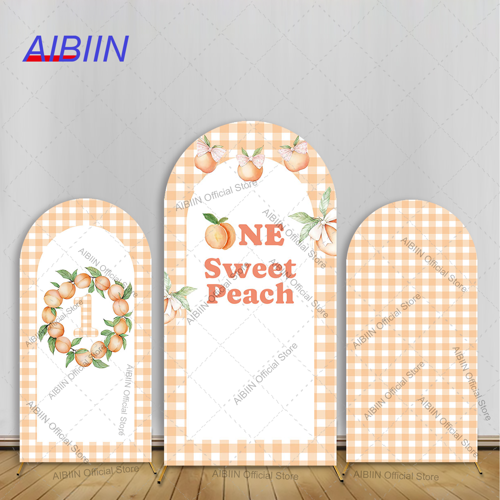 One Sweet Peach Arch Backdrop  - Baby Food Year Old 评论和价格