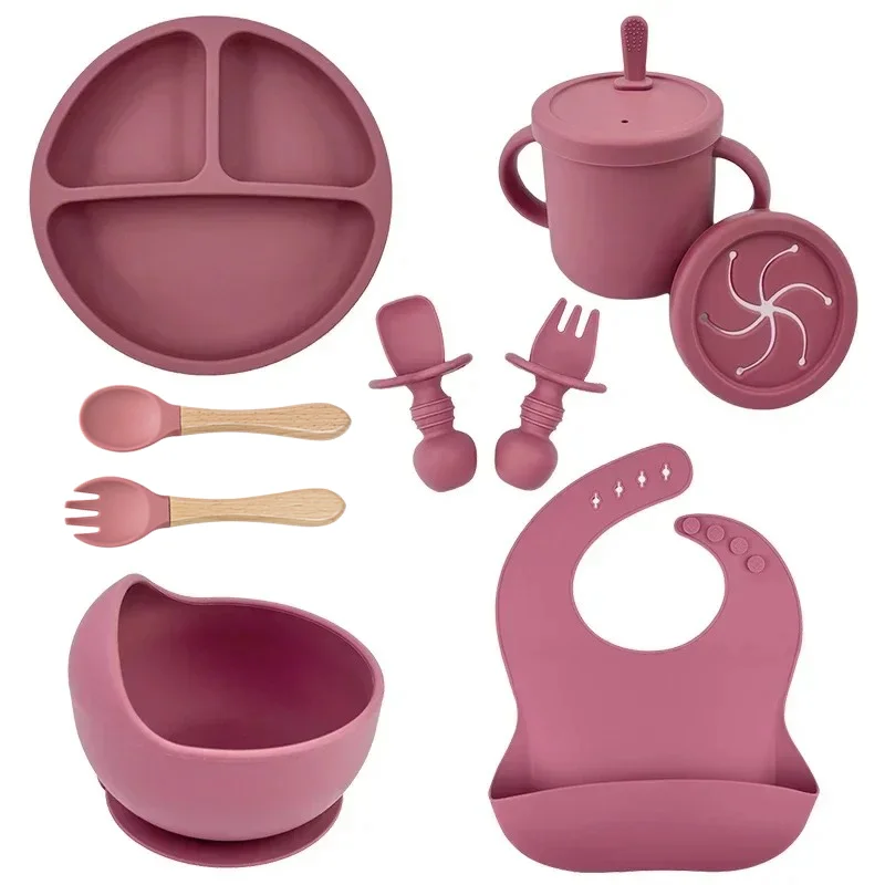 Food Grade Silicone Child Dish - Baby Food Dispensing Spoon 评论和价格