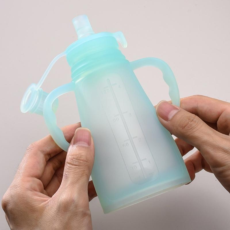 Portable Leakproof Silicone Ba - Baby Food Reusable Pouches 评论和价格