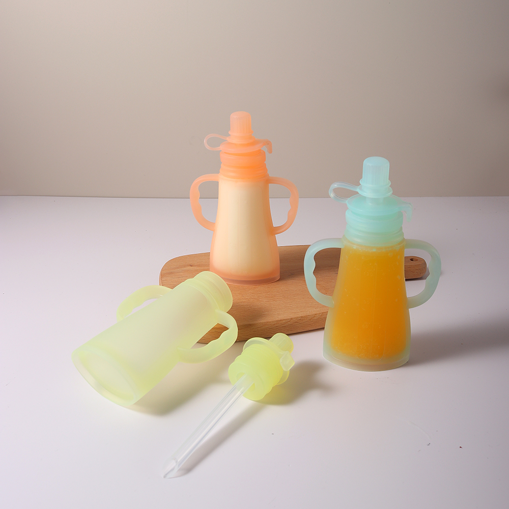New Reusable Silicone Breast M - Baby Food Reusable Pouches 评论和价格