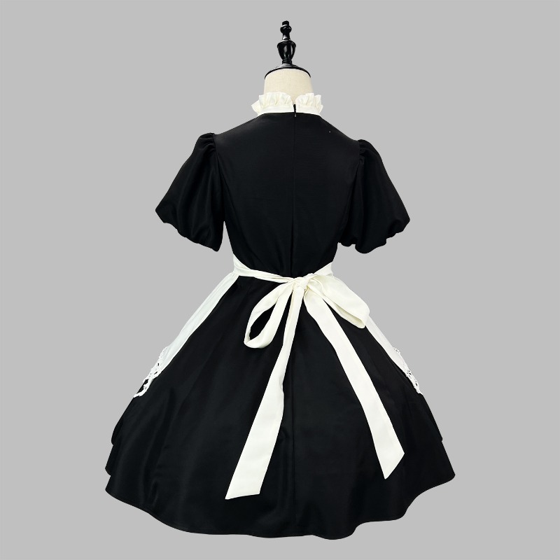 Gothic Black Short Long OP Dre - Bib Long Sleeve 评论和价格
