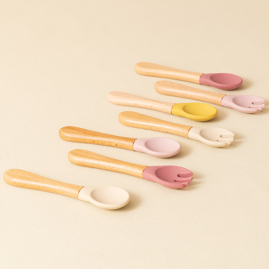 2PCS Baby Learning Spoons Uten - Baby Food Dispensing Spoon 评论和价格