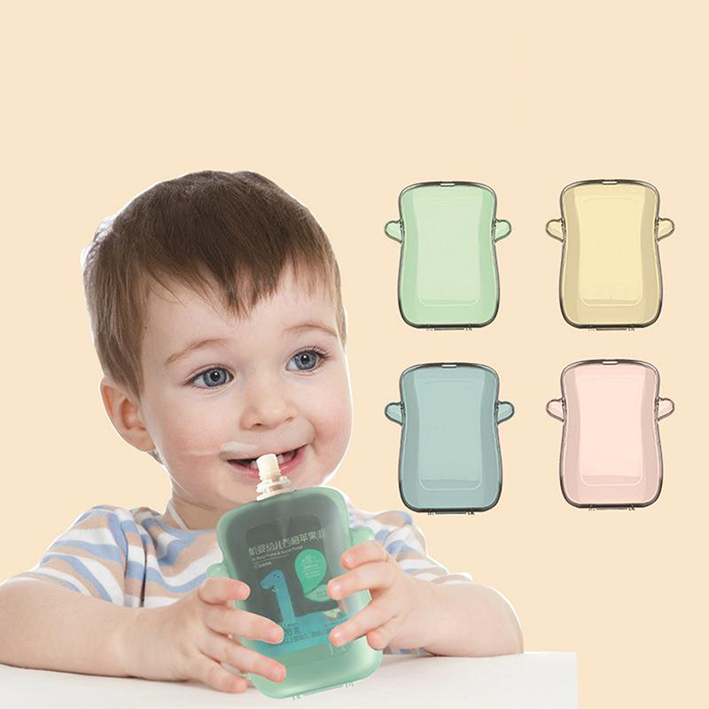Self-Feeding Baby Food Pouch H - Baby Food Reusable Pouches 评论和价格